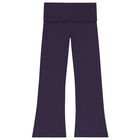 Girls Purple Logo Leggings Set, 2, hi-res