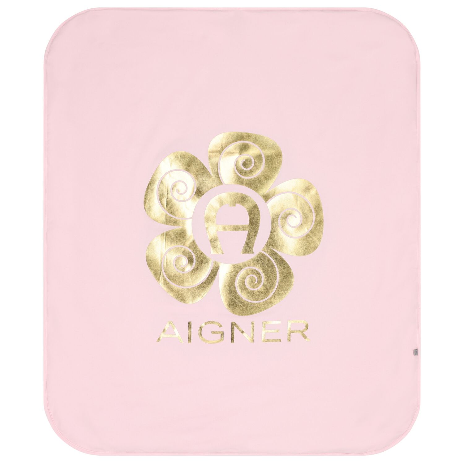 Baby Girls Pink Logo Blanket, 2, hi-res
