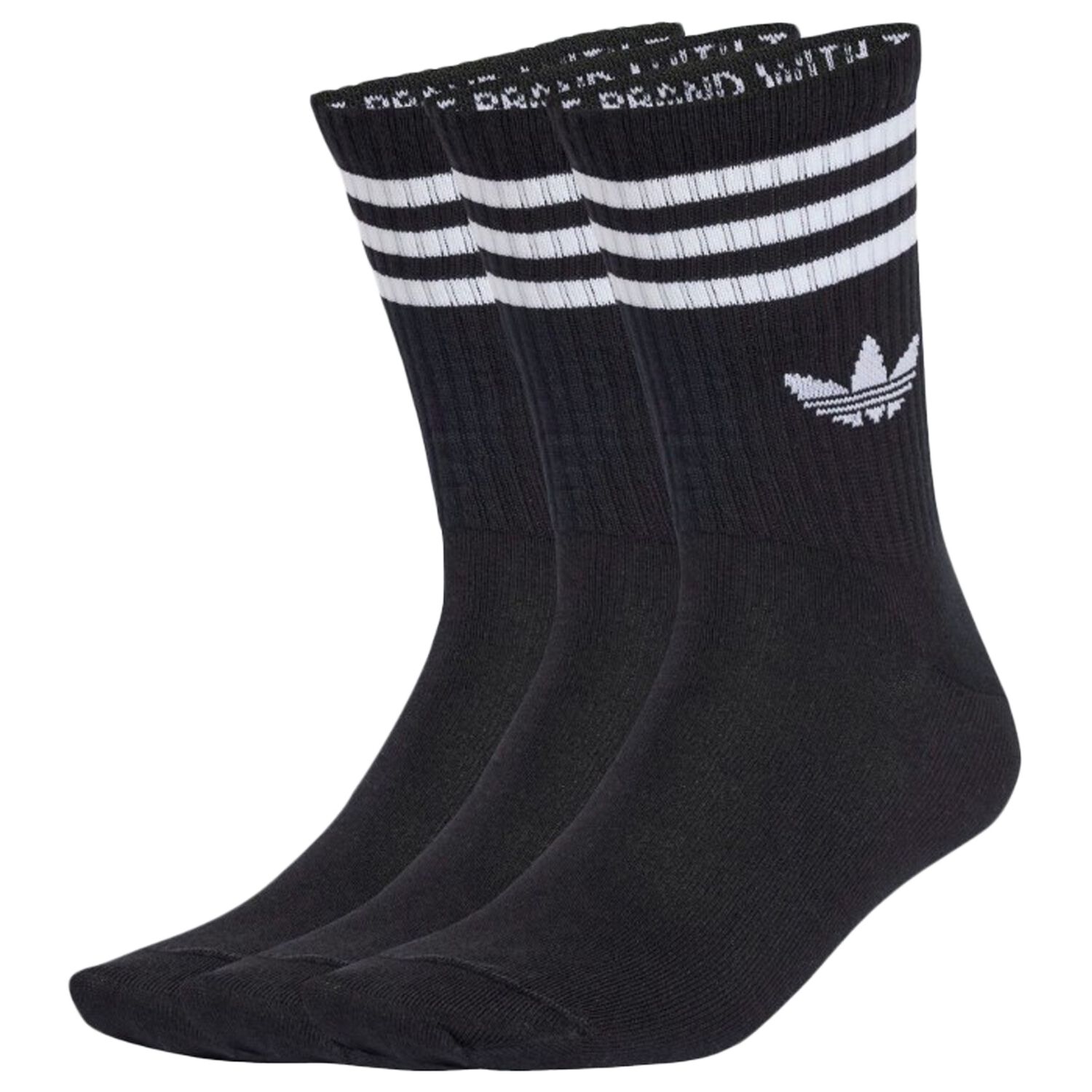 Black Logo Socks ( 3-Pack ), 1, hi-res