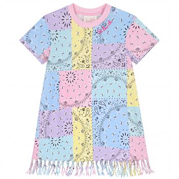 Girls Multi-Coloured Paisley Dress
