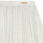Girls Ivory Logo Skirt, 1, hi-res