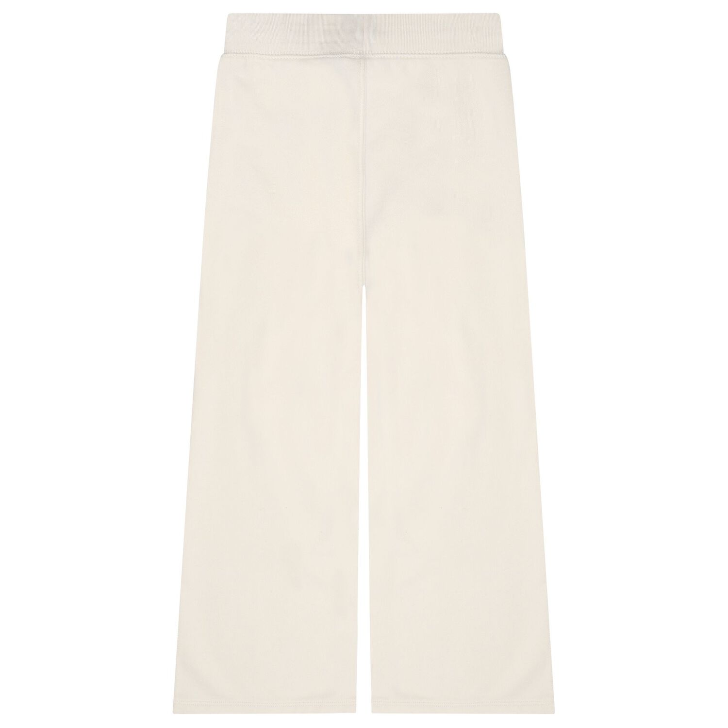 Girls Ivory Logo Trousers, 1, hi-res
