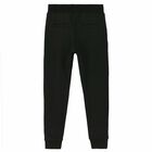 Girls Black Embellished Joggers, 1, hi-res