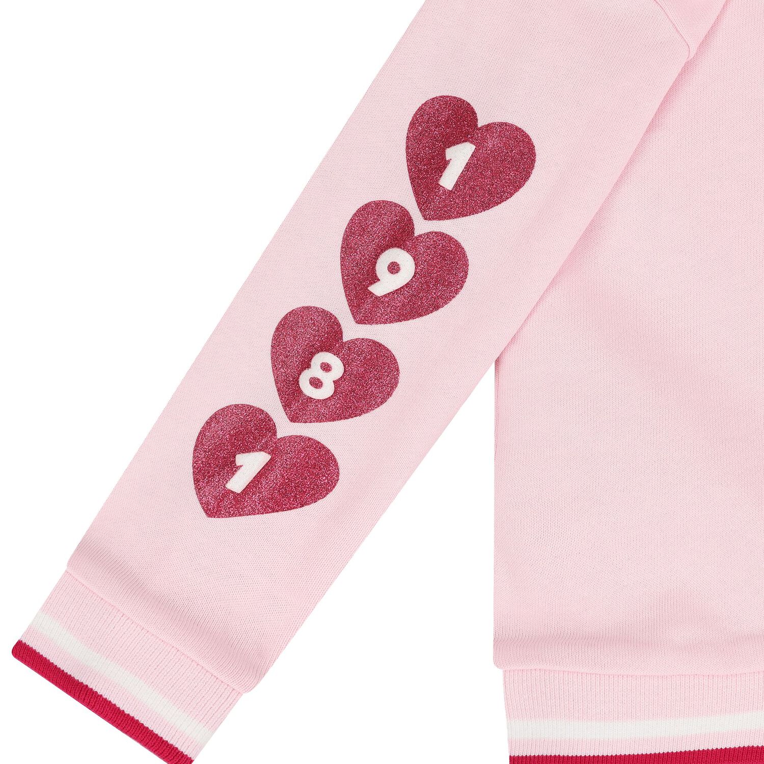 Baby Girls Pink Logo Tracksuit, 2, hi-res