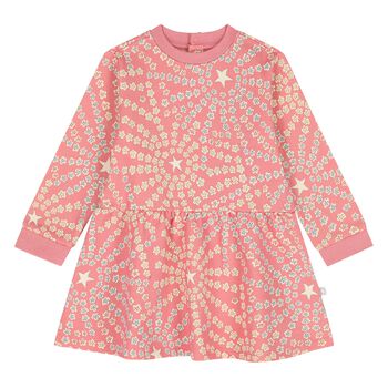 Younger Girls Pink Star Dress