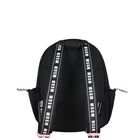 Girls Black & Pink Logo Backpack, 1, hi-res