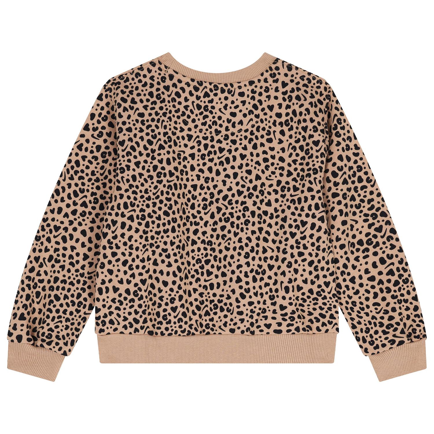 Girls Beige & Black Logo Leggings Set, 1, hi-res