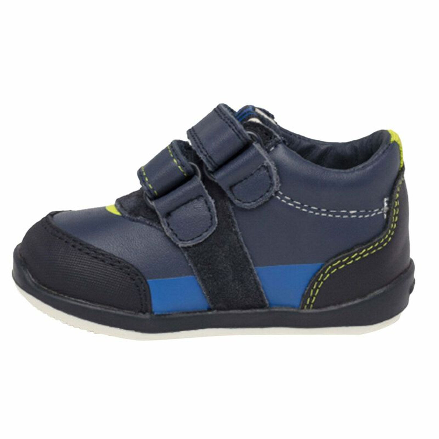 Boys Blue First Walkers Shoes, 2, hi-res