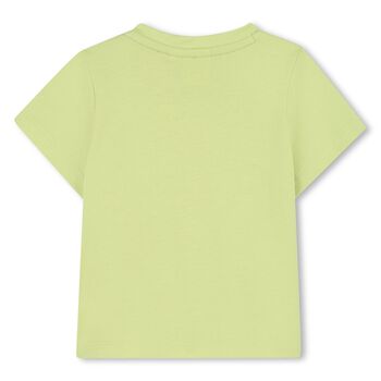 Younger Boys Green Logo T-Shirt