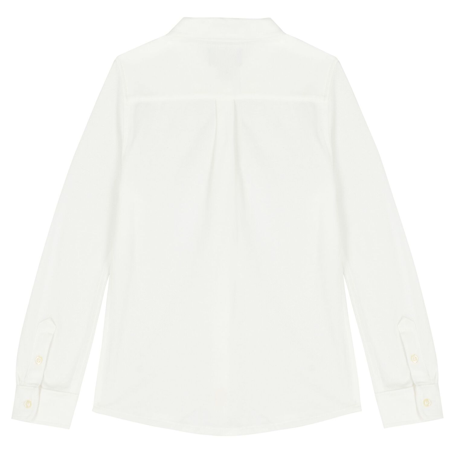 Boys White Logo Shirt, 1, hi-res