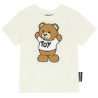 Ivory Teddy Bear Logo T-Shirt, 2, hi-res