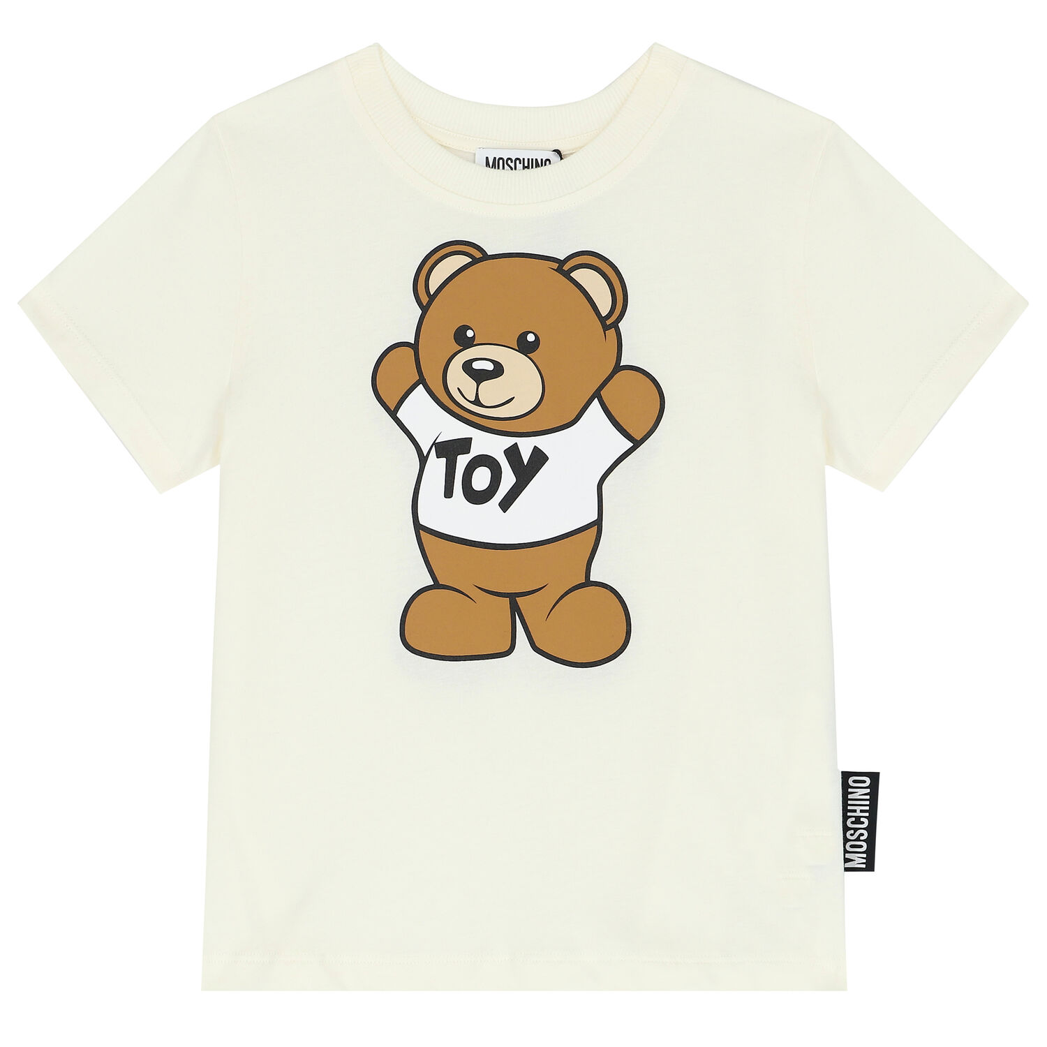 Ivory Teddy Bear Logo T-Shirt, 2, hi-res