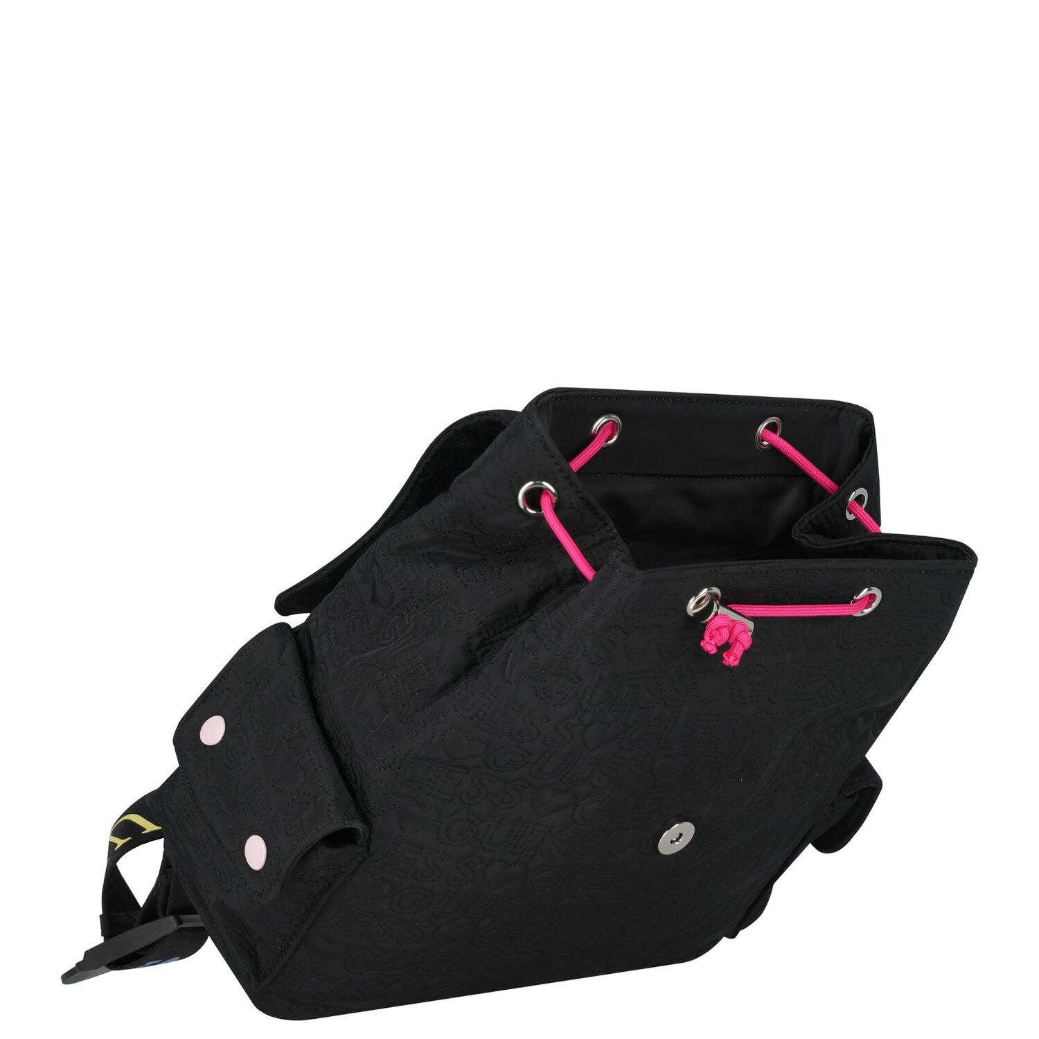 Girls Black Logo Backpack, 1, hi-res image number null