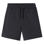 Boys Grey Cotton Shorts, 2, hi-res