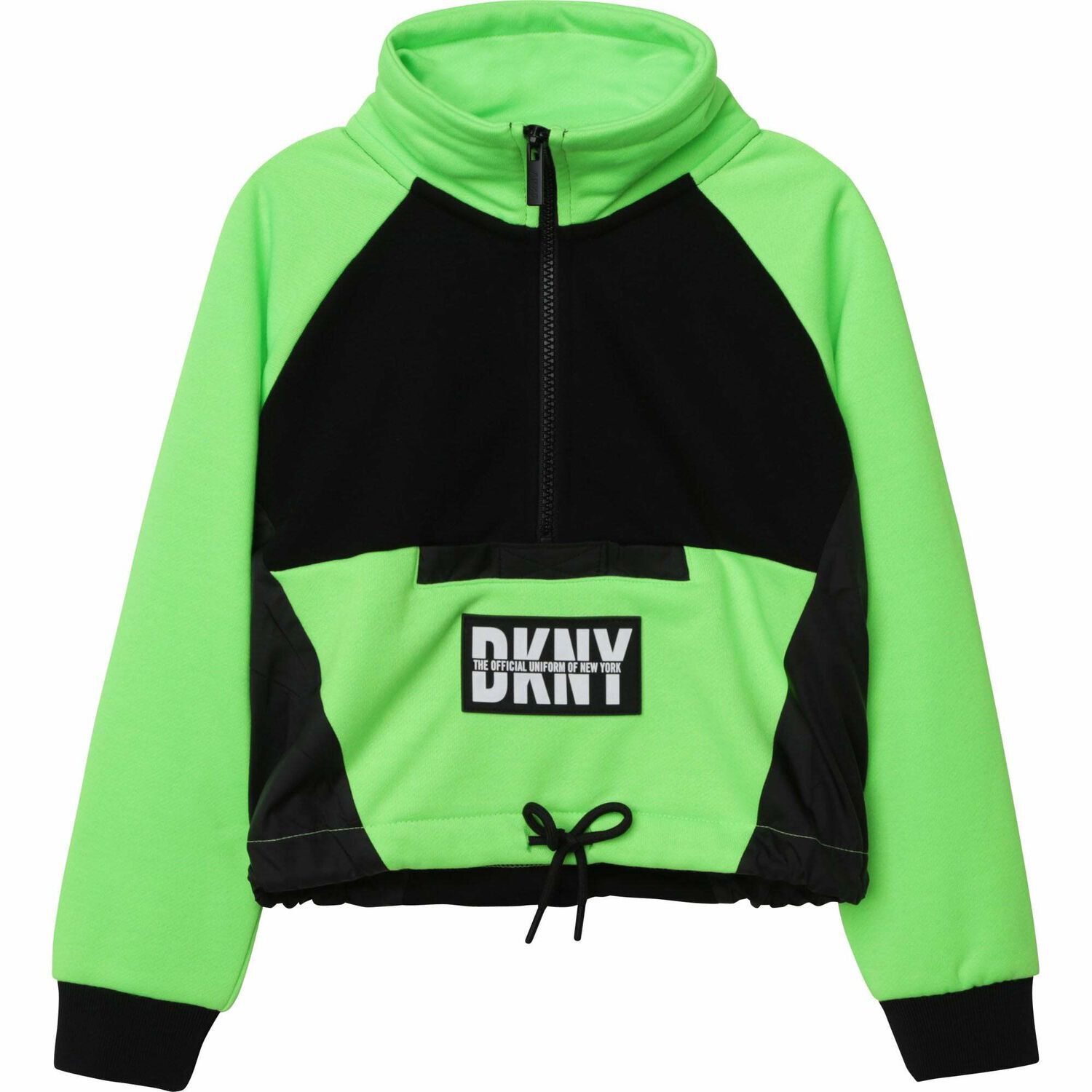 Neon Green & Black Logo Sweatshirt, 1, hi-res image number null