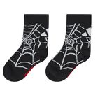 Boys Red & Black Spider Man Socks ( 3- Pack ), 1, hi-res