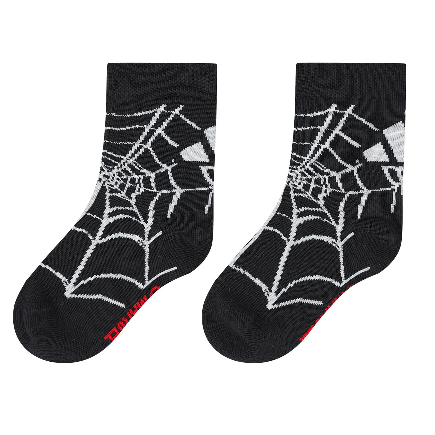 Boys Red & Black Spider Man Socks ( 3- Pack ), 1, hi-res image number null