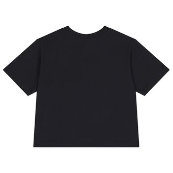 Girls Black Logo T-Shirt