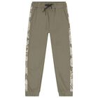 Boys Green & Grey Tracksuit Set (3 Piece), 2, hi-res