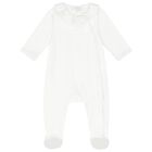 Baby Girls Ivory Logo Babygrow Gift Set, 1, hi-res