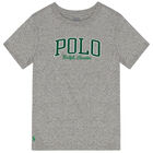 Boys Grey Logo T-Shirt, 1, hi-res