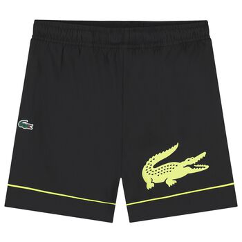 Boys Black Logo Shorts