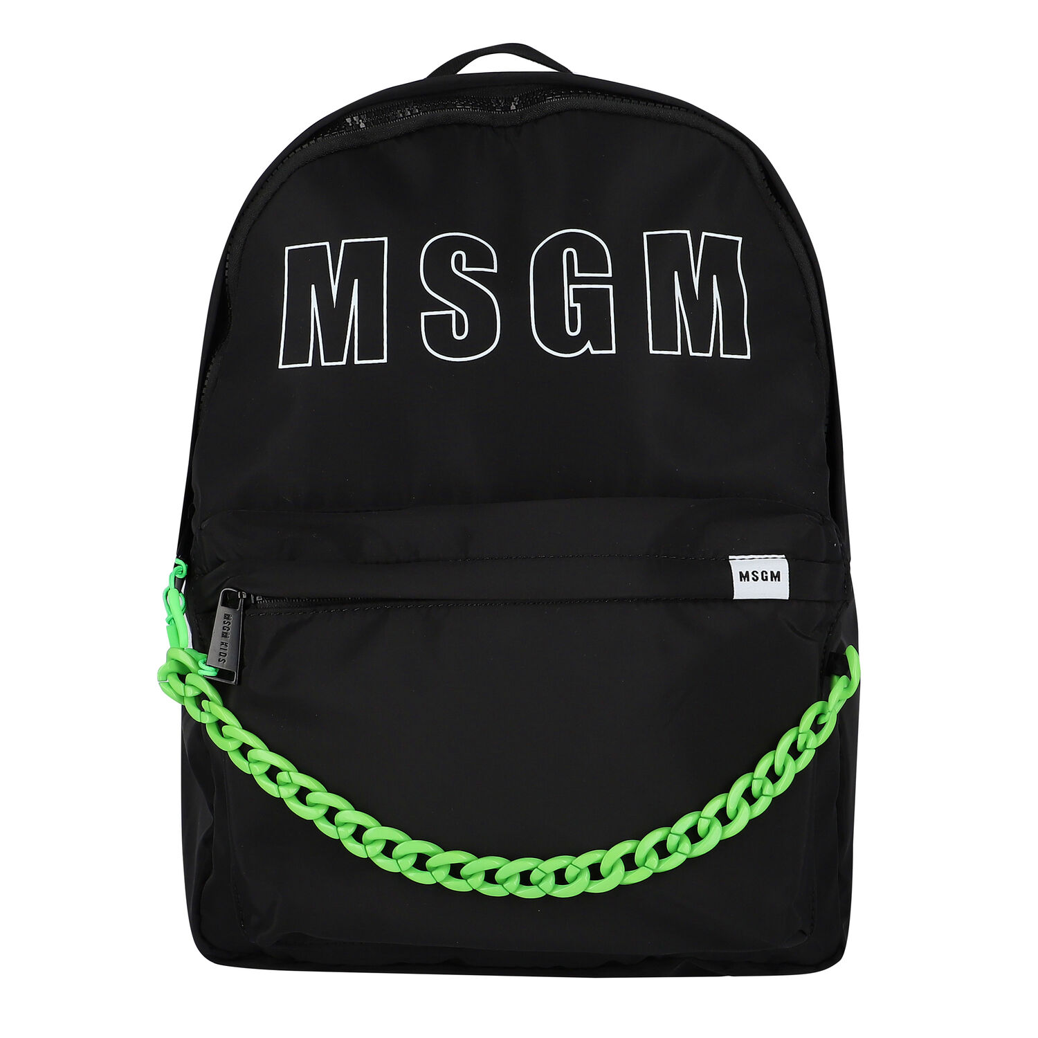 Black Logo Backpack, 2, hi-res