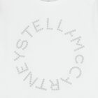 Girls White Logo T-Shirt, 1, hi-res