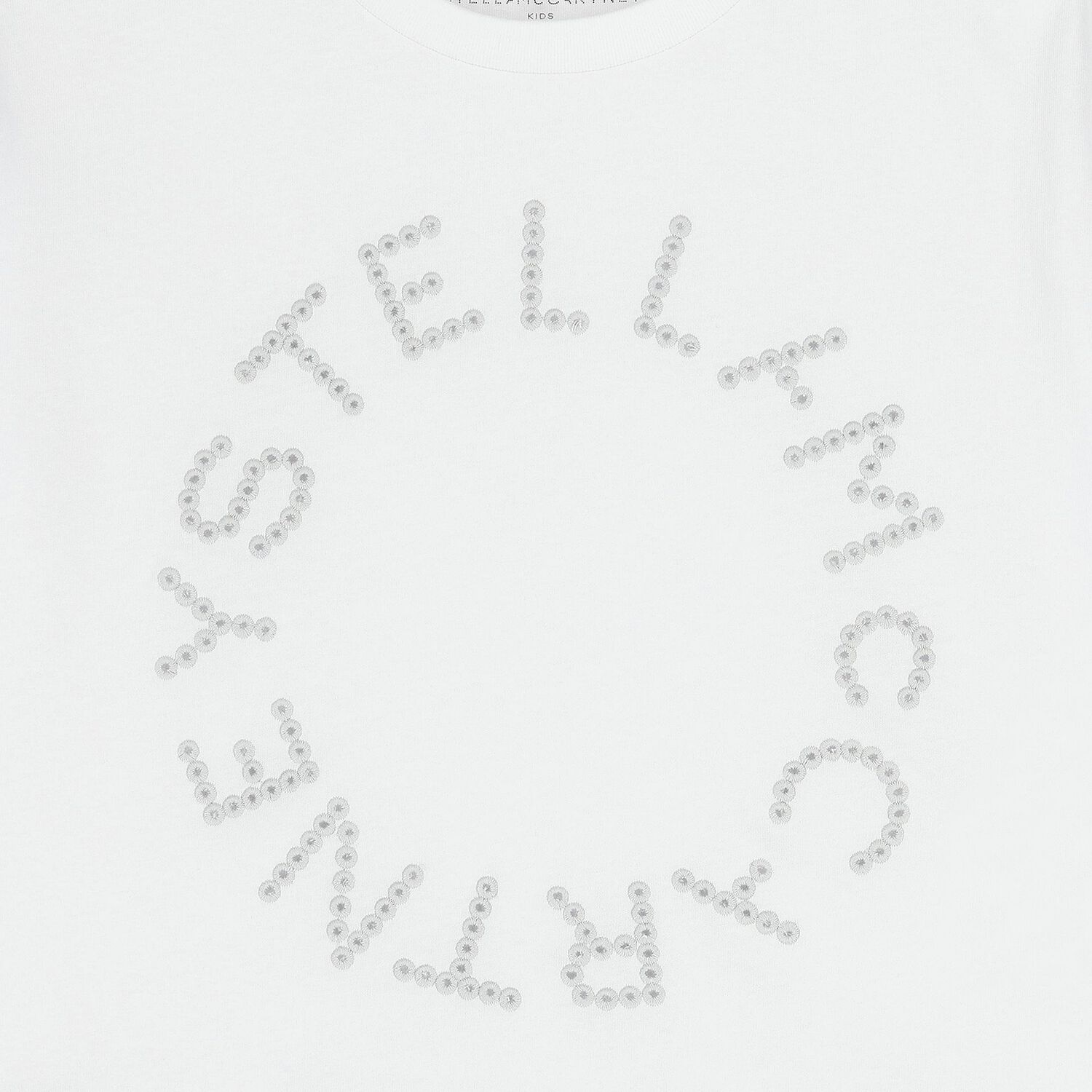 Girls White Logo T-Shirt, 1, hi-res