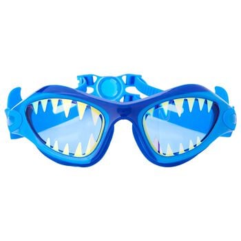 Boys Blue Shark Teeth Swimming Goggles