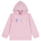  Girls Pink Logo Hooded Top, 1, hi-res