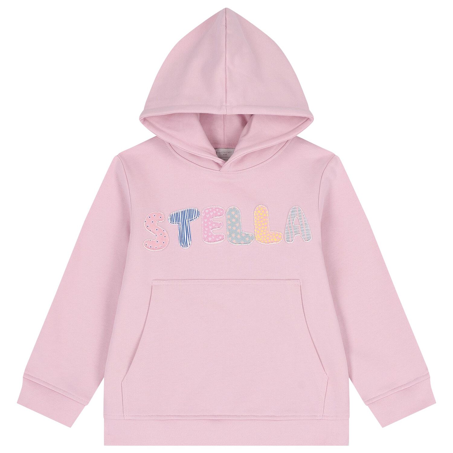  Girls Pink Logo Hooded Top, 1, hi-res