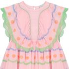 Girls Pink Chiffon Dress, 1, hi-res