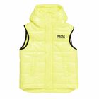 Boys Neon Green Logo Gilet, 1, hi-res
