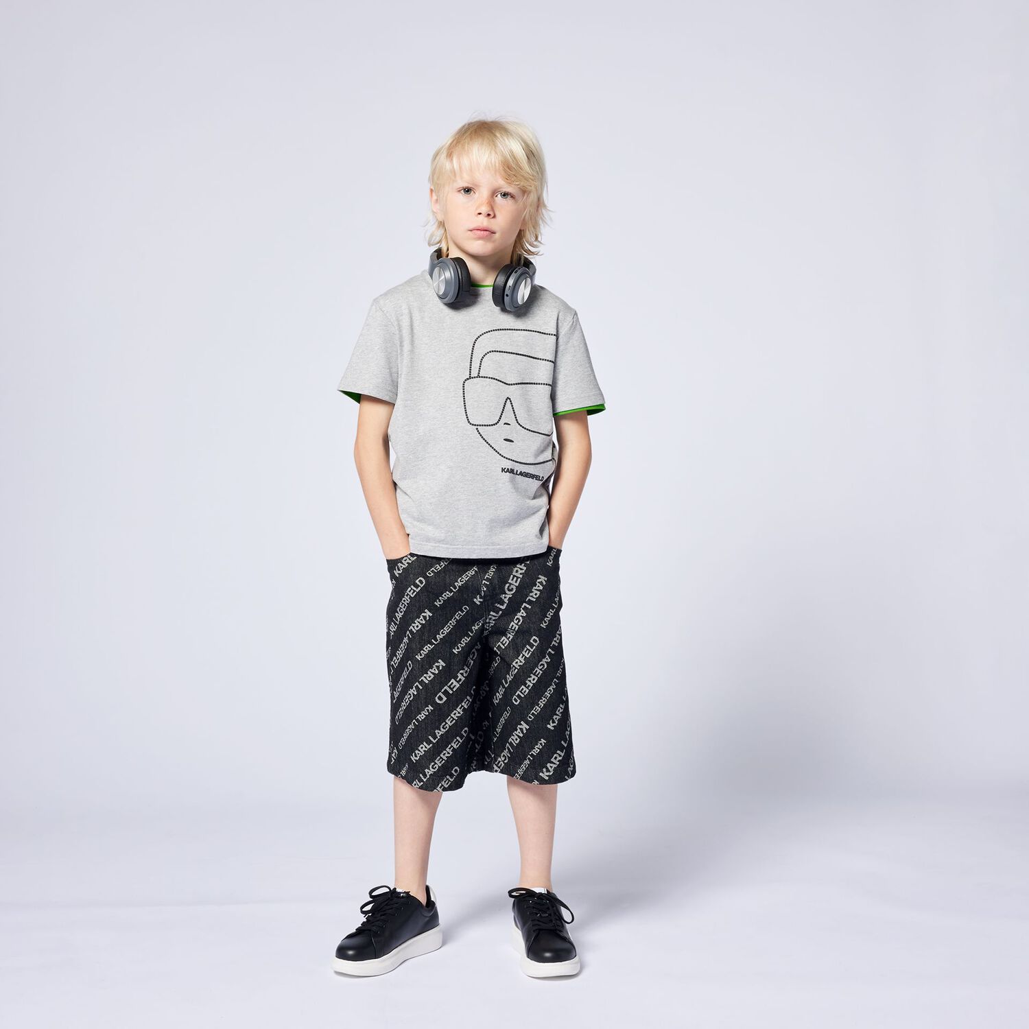 Boys Grey Logo T-Shirt, 1, hi-res