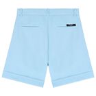 Boys Blue Shorts, 1, hi-res