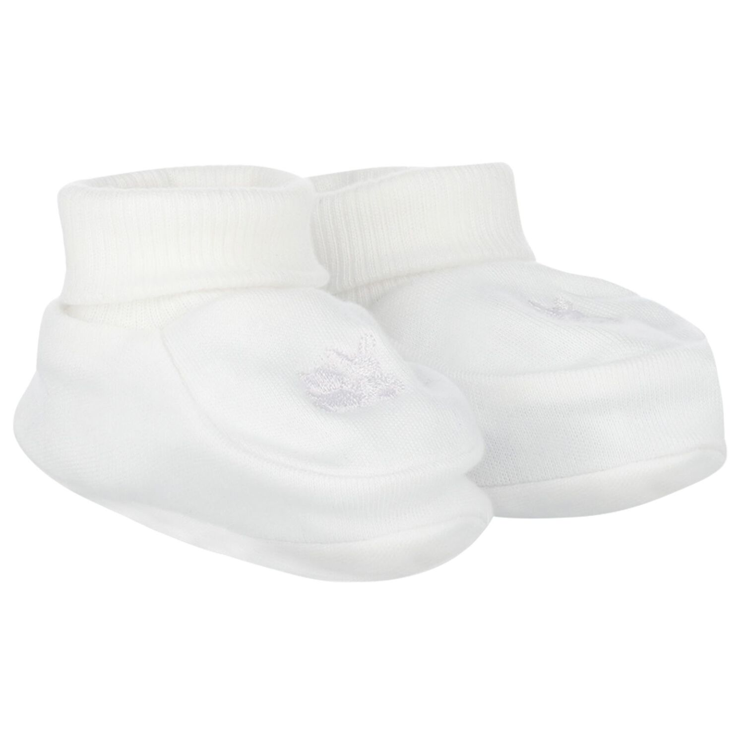 White Hat & Booties Baby Gift Set, 1, hi-res