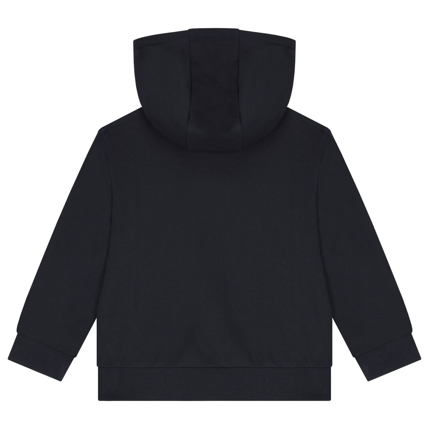 Boys Navy Blue Logo Hooded Top, 2, hi-res image number null