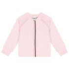 Baby Girls Pink & White Tracksuit Set, 1, hi-res