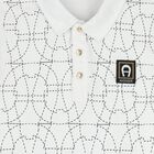 Boys White Logo Polo Shirt, 1, hi-res
