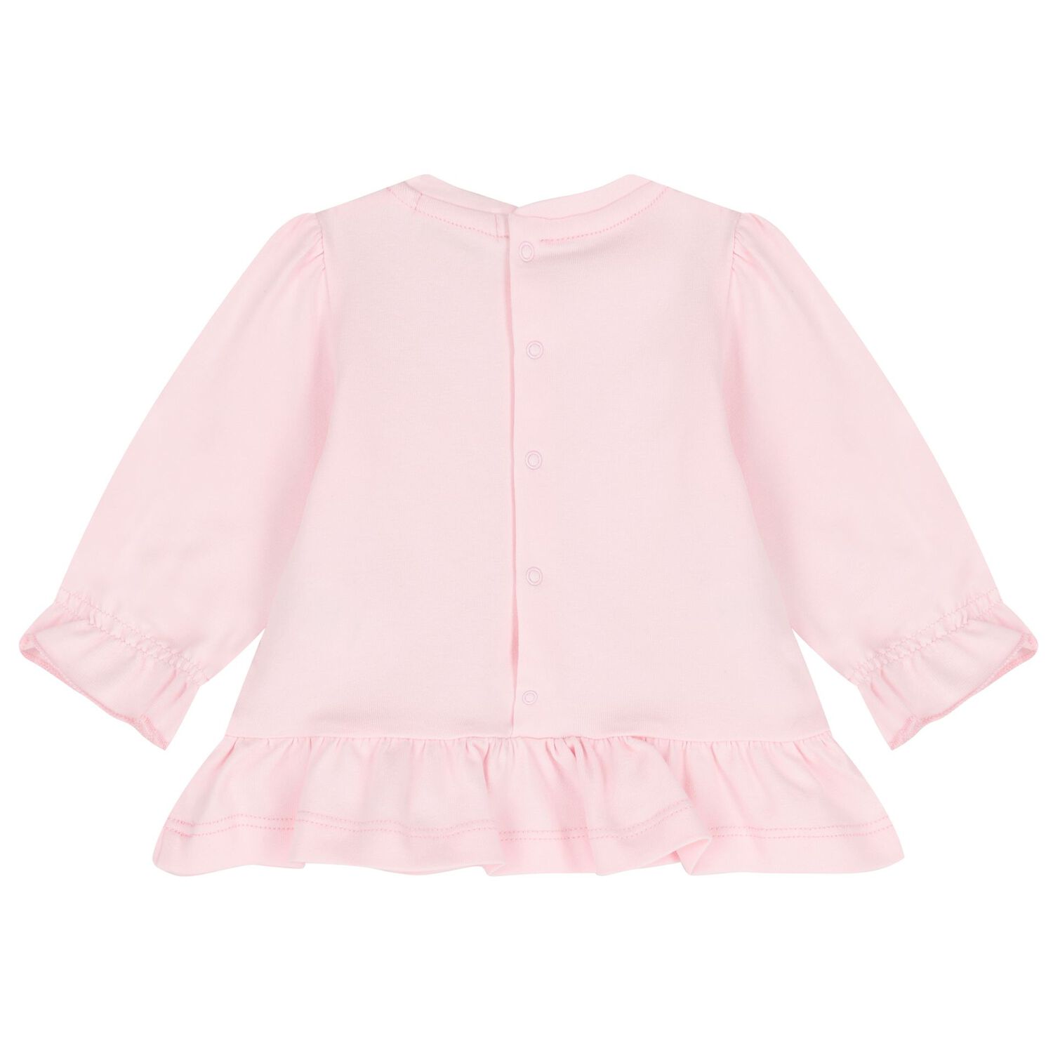 Baby Girls Pink Logo Trousers Set, 1, hi-res