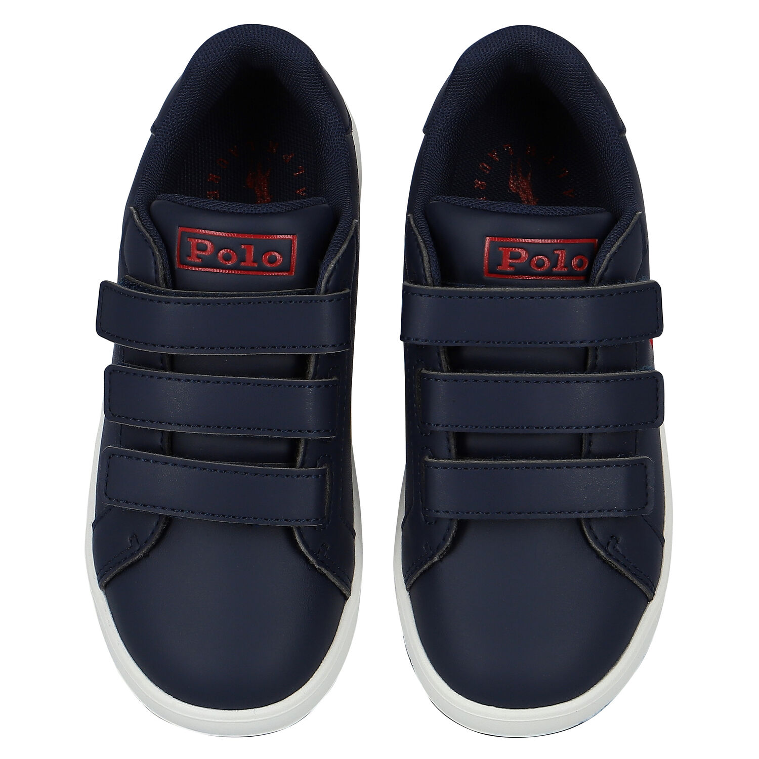 Boys Navy Blue Logo Trainers, 1, hi-res image number null
