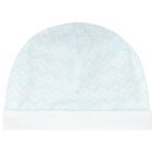 Baby Boys Blue Zig Zag Logo Babygrow Gift Set, 1, hi-res