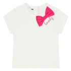 Girls Ivory & Pink Skirt Set, 1, hi-res