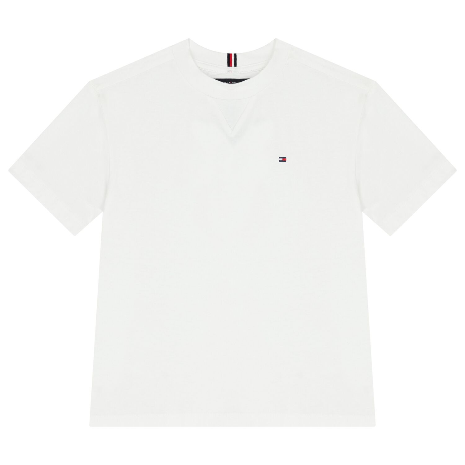 Boys White Logo T-Shirt, 1, hi-res