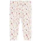 Younger Girls Ivory Trousers Set, 1, hi-res