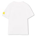 Boys White Logo T-Shirt, 1, hi-res