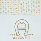 Baby Boys Blue & Gold Pima Cotton Logo Babygrow, 1, hi-res