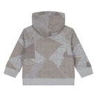 Younger Boys Grey & Beige Logo Tracksuit, 2, hi-res
