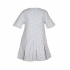 Girls Blue Star Print Dress, 1, hi-res